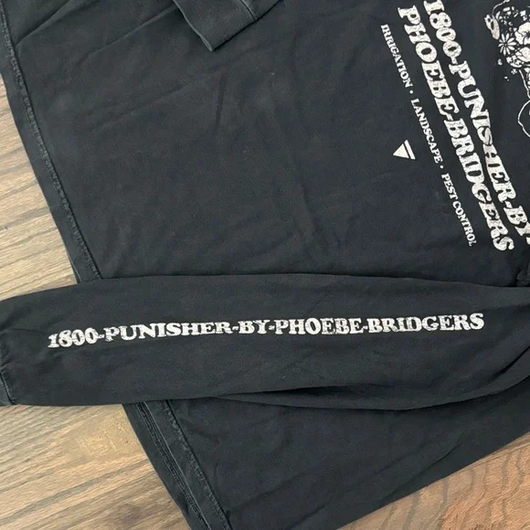 Phoebe Bridgers Black Long Sleeve TShirt - SIZE XL Punisher Album - Picture 5 of 8